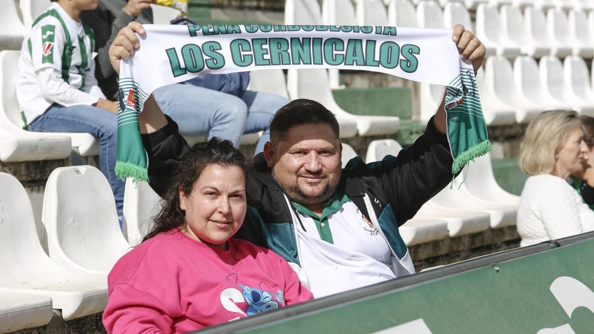 Grada Blanquiverde del Córdoba CF - Granada CF
