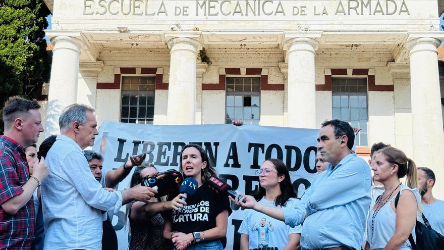 Familiares de argentinos de los detenidos en Venezuela reclamaron su liberación frente a la ex ESMA