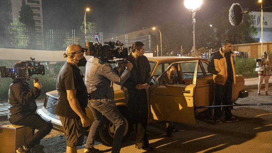 Jornada de rodaje nocturno de 'El Inmortal'