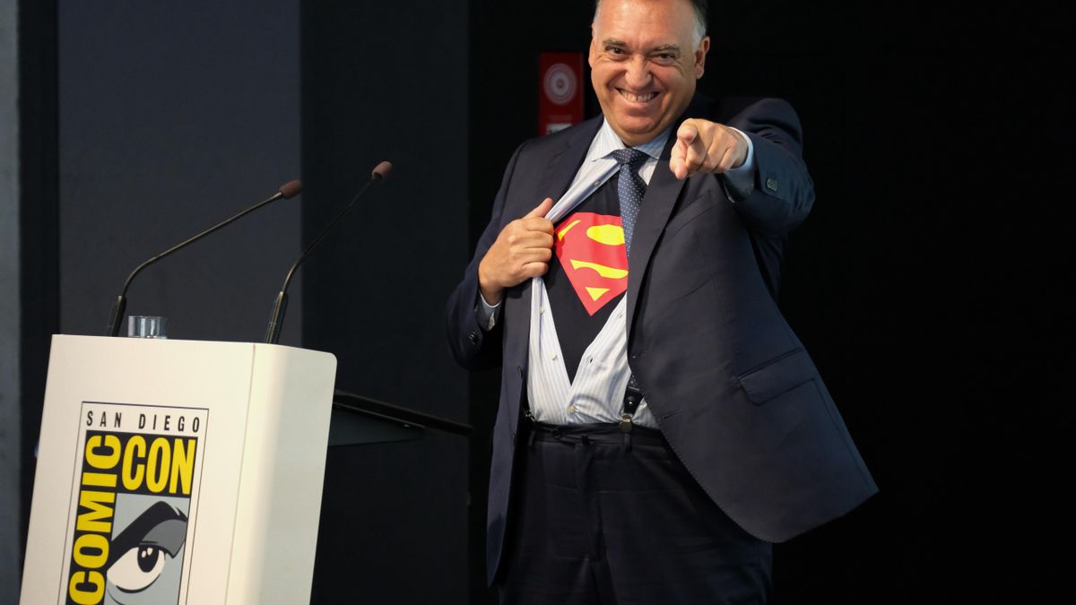Arturo Bernal, consejero de Turismo, durante la presentación de la San Francisco Comic Con Málaga