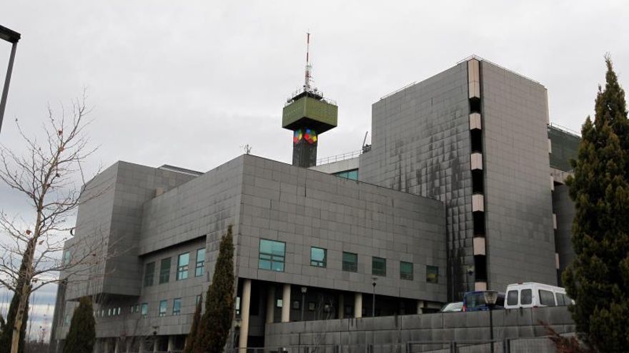 Vista general de las instalaciones de Telemadrid en Pozuelo de Alarcón (Madrid).