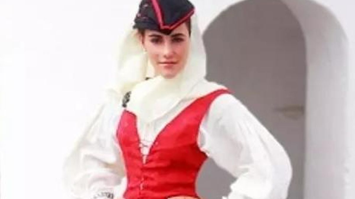 Traje típico de La Palma.