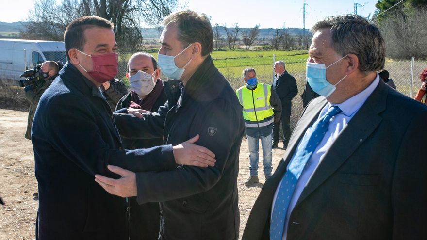 Visita a las obras de transformación en regadío de Leganiel e Illana. MAPA