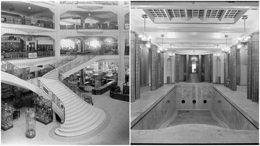 El edificio del Primark hace 100 años o la piscina del CBA: accesible el trabajo de Luis Lladó, fotógrafo de las arquitecturas de Madrid