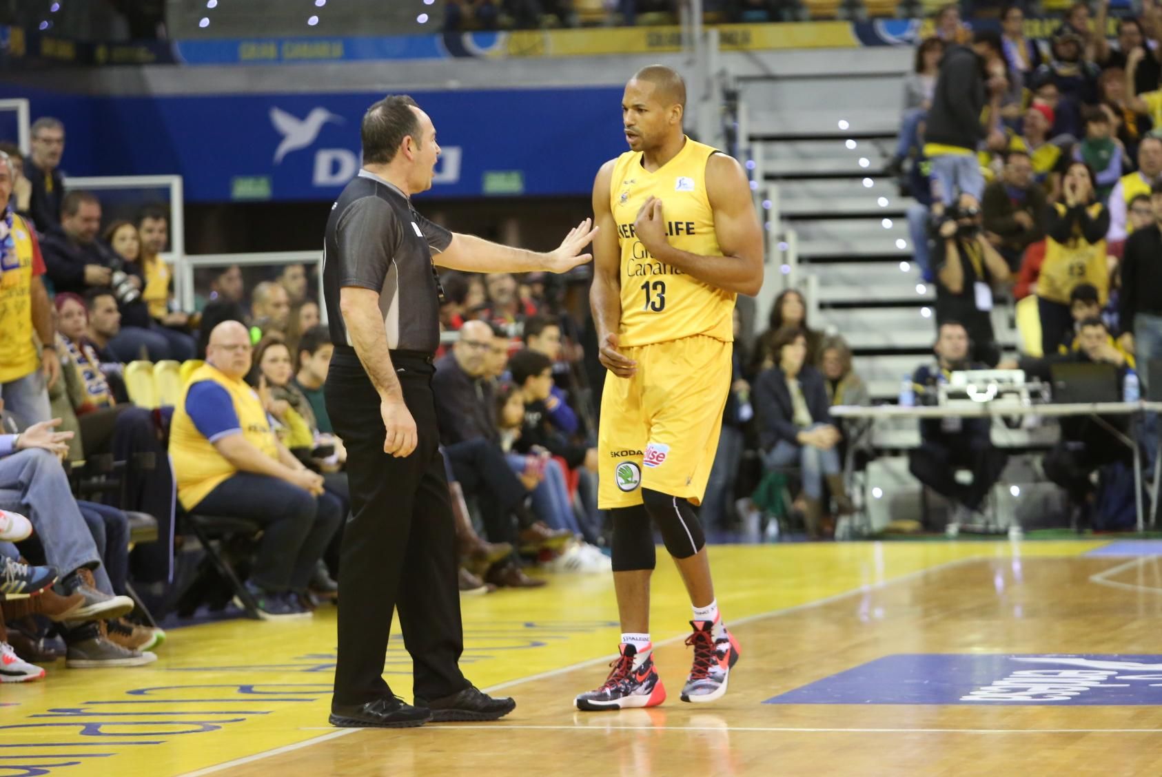Partido entre el Herbalife Gran Canaria y el Real Madrid. (Alejandro Ramos).