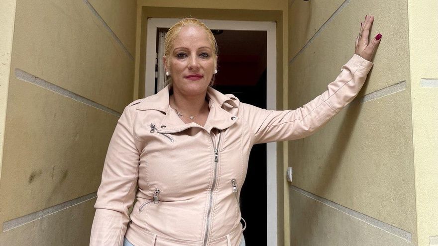 Victoria, la mujer que logró frenar su desahucio en La Laguna