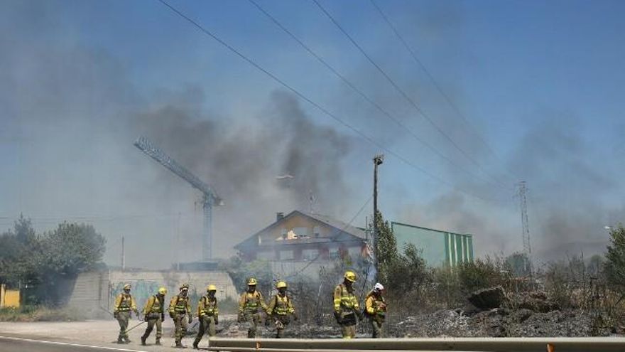 César Sánchez / ICAL Incendio en Ponferrada