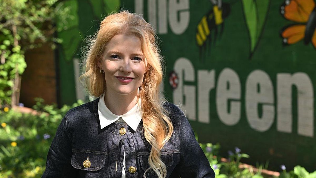 La diputada del Partido Verde Hannah Spencer, en Manchester, Inglaterra, este abril.