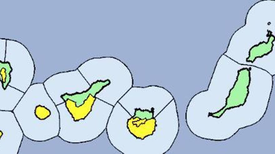 Calor y viento este fin de semana en Canarias: estos son los avisos amarillos de la Aemet