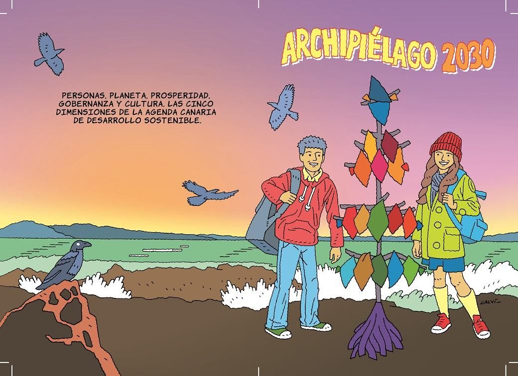 Cómic 'Archipiélago 2030'.