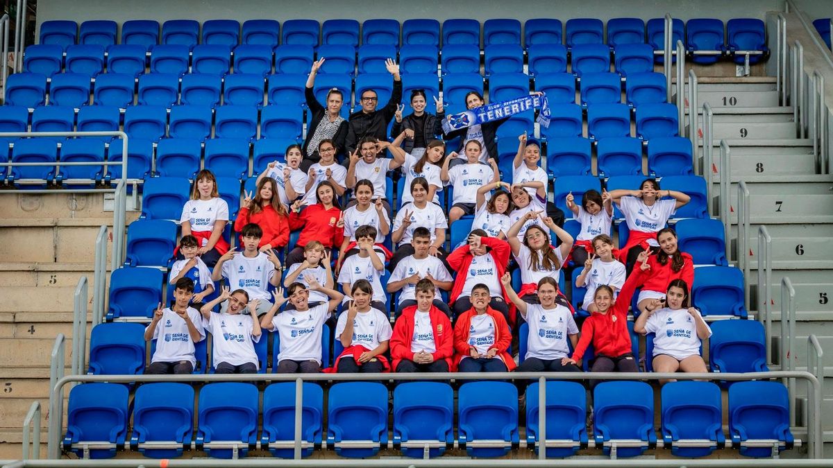 El proyecto ‘CD Tenerife: Seña de identidad’ reúne a escolares de El Sauzal