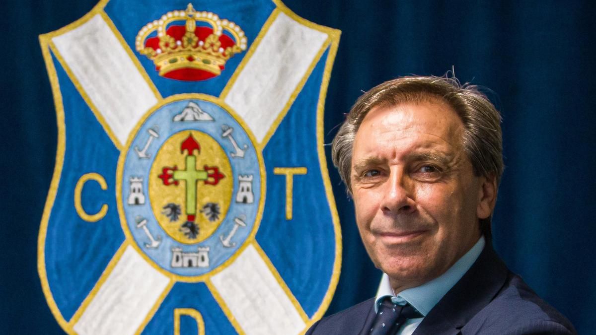 Felipe Miñambres es presidente del Club Deportivo Tenerife. 