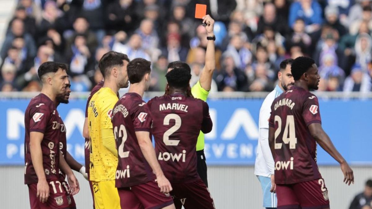 Marvel, expulsado en el último partido del Leganés