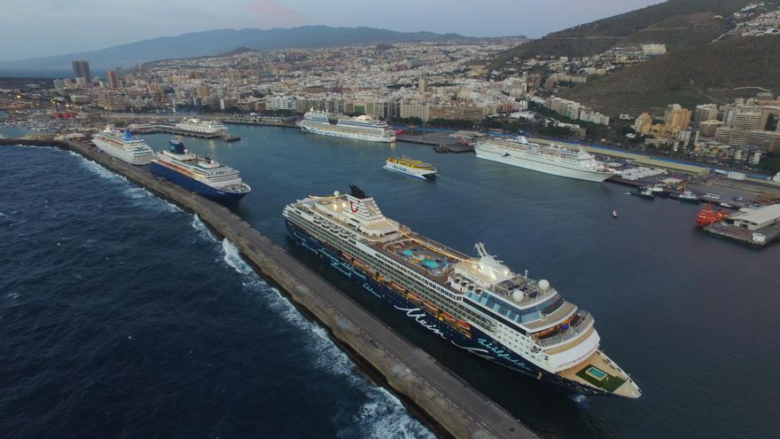 Puertos de Tenerife cerró 2023 con 7 millones de pasajeros, el segundo mayor dato del país