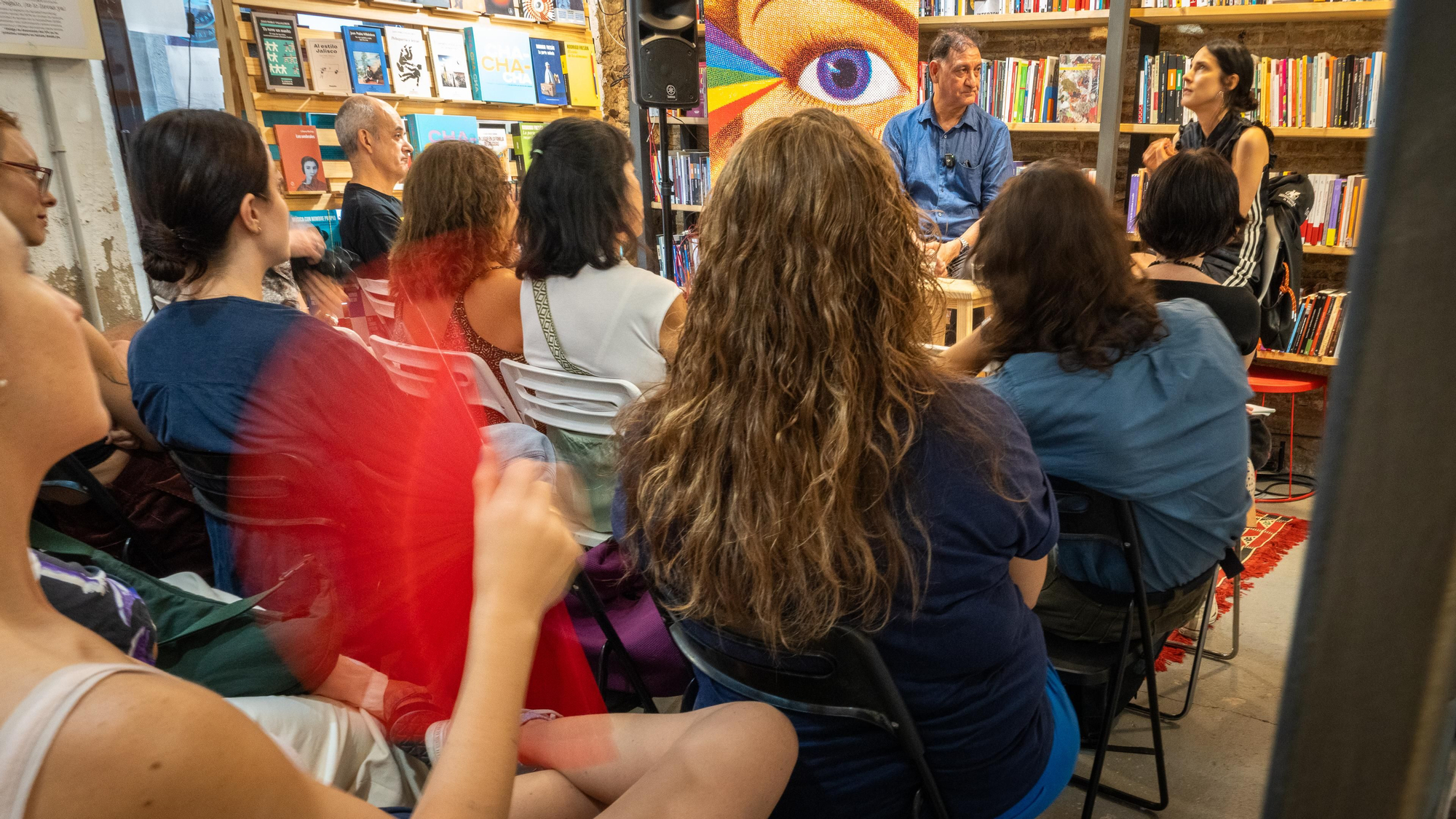 La jornada 'Memoria en presente', celebrada en la librería Letra Peinada de Barcelona.