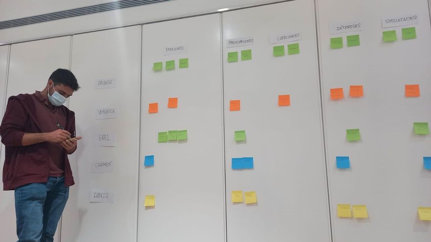 Taller impartido por el Proyecto Ponos buscando el talento de futuros emprendedores.