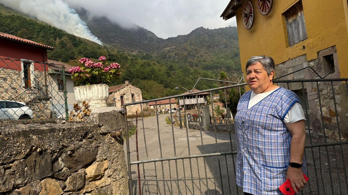 María Elena Méndez, en su casa de Caunedo.