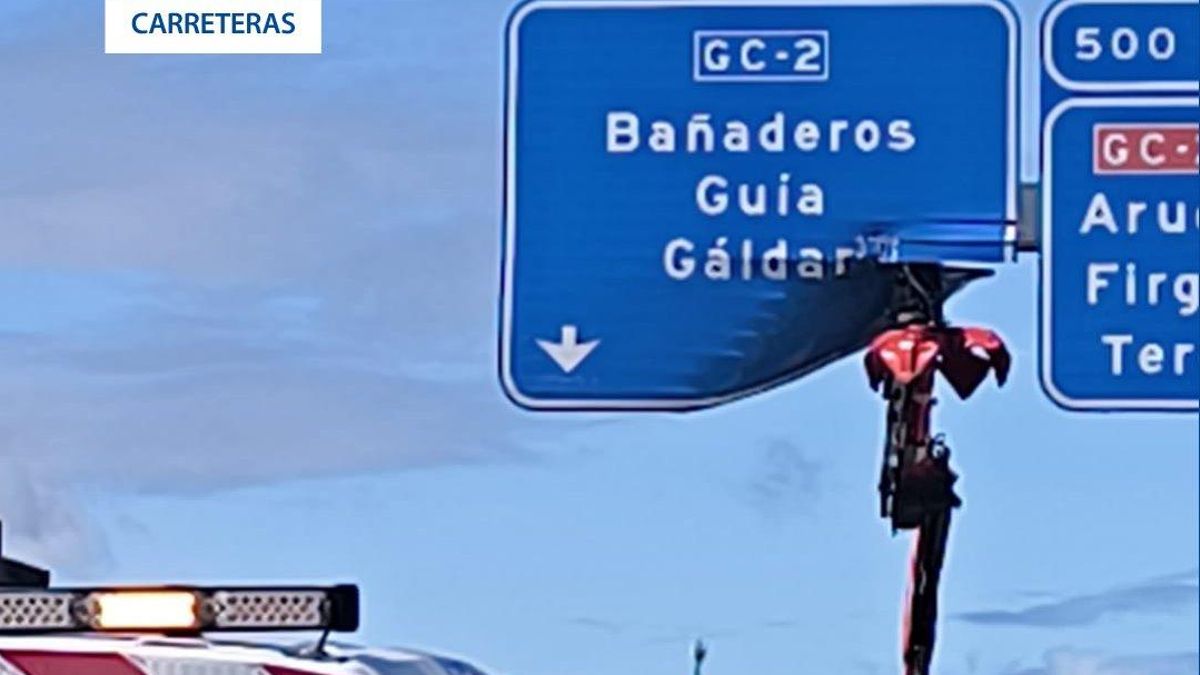 Cierre total de un tramo de la GC-2 por motivos de seguridad