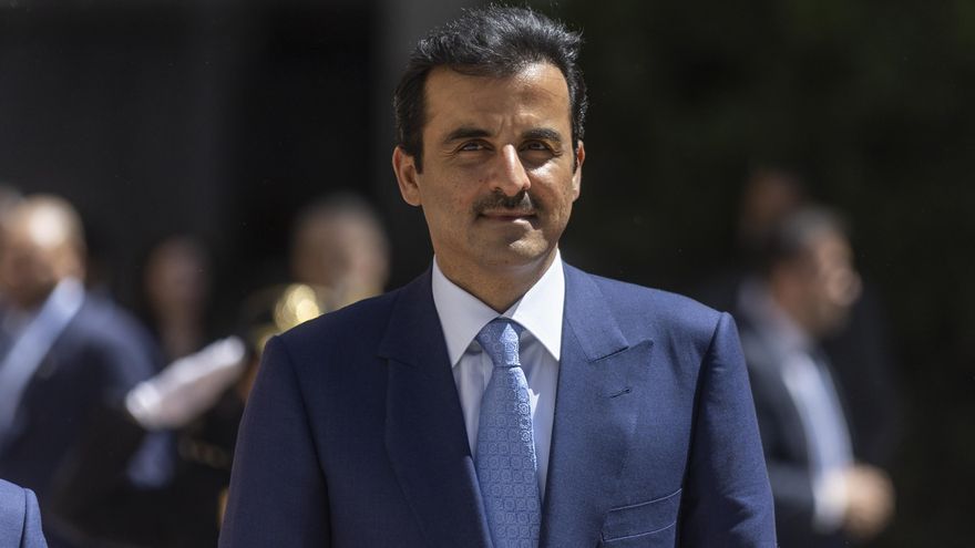 El emir de Catar, Tamim bin Hamad al Thani, en 2022. EFE/Rodrigo Jiménez