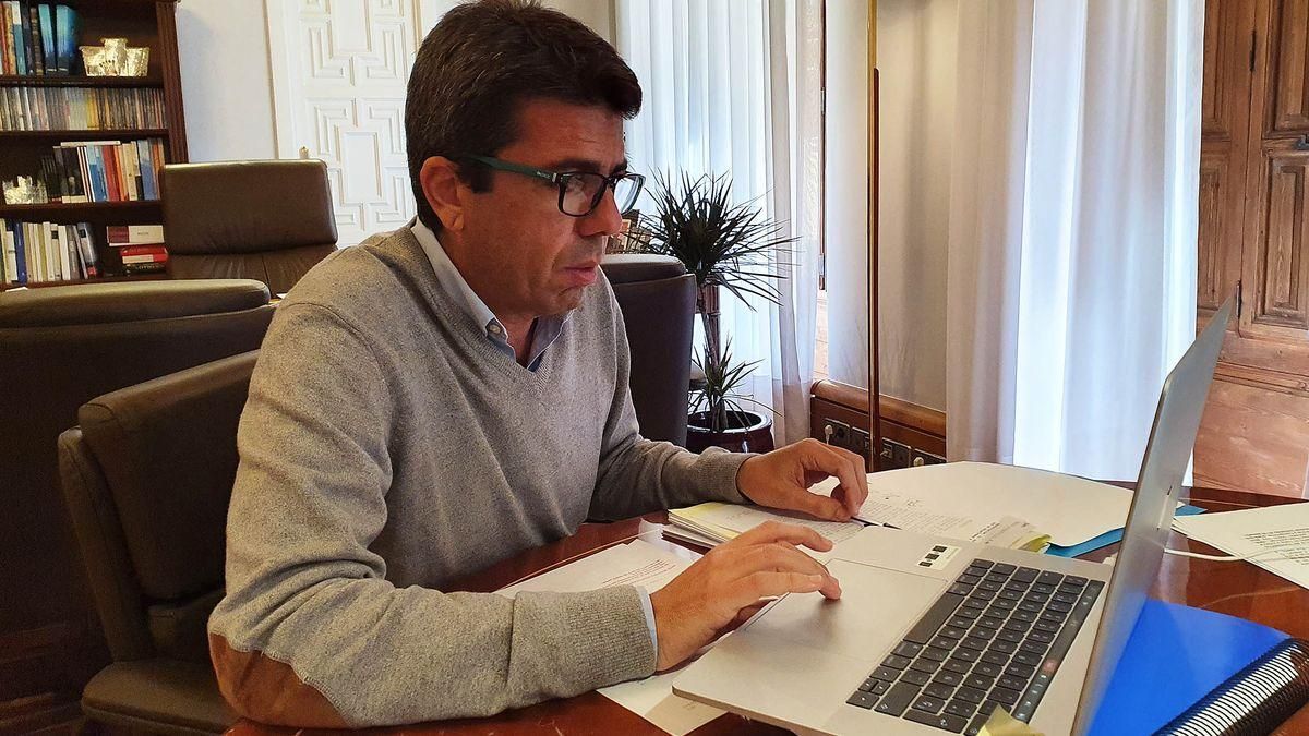 El president de la Diputació d'Alacant Carlos Mazón.