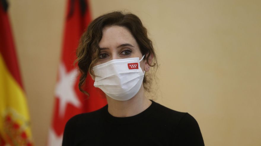 La presidenta de la Comunidad de Madrid, Isabel Díaz Ayuso