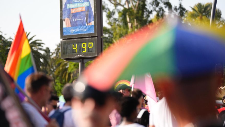 Marcha por el Día Internacional del Orgullo en Sevilla.
