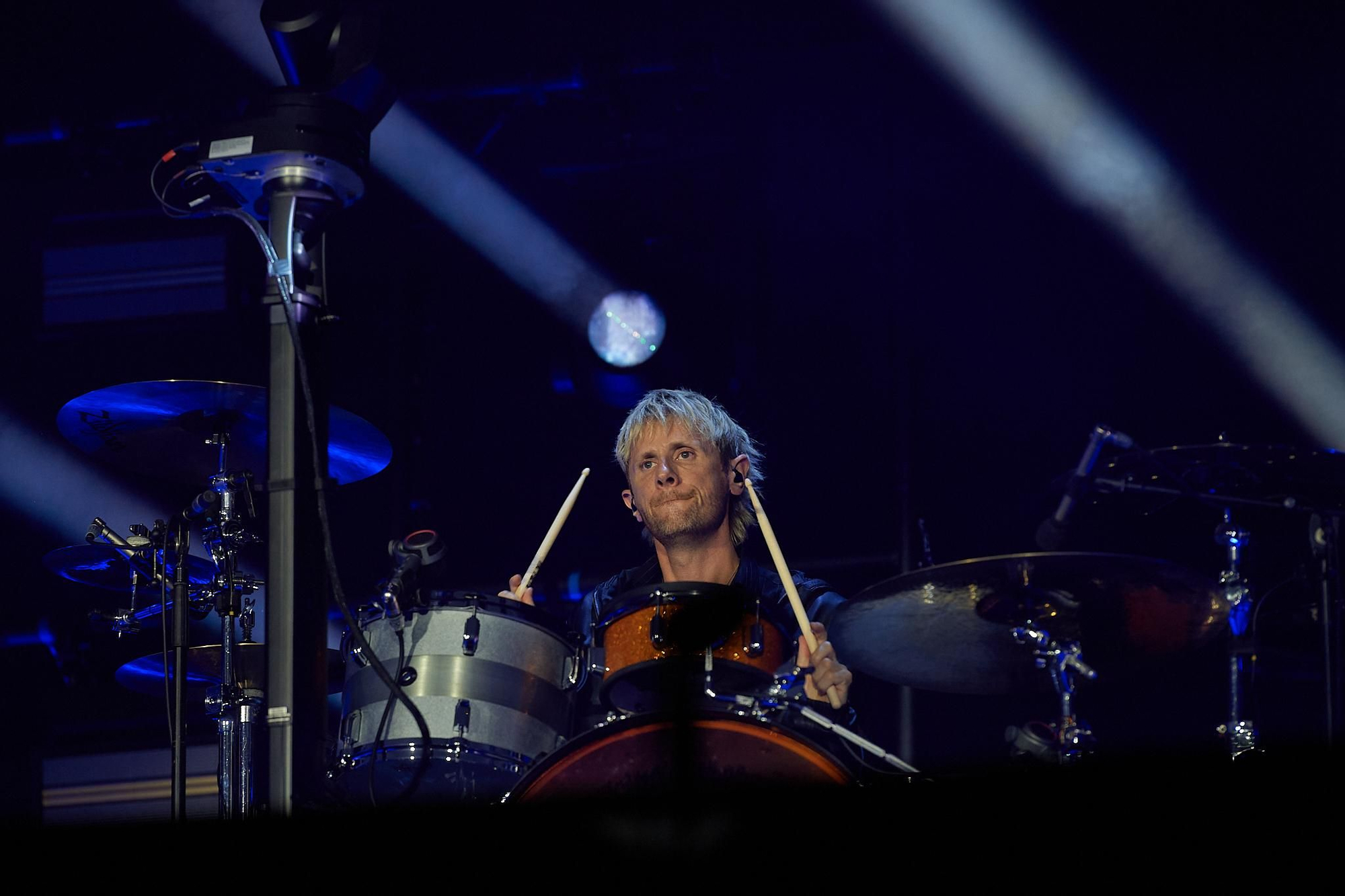 Dominic Howard, batería de Muse.