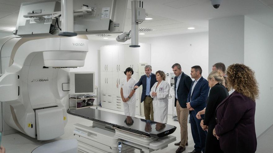 Clavijo se apropia en solitario de la inauguración del búnker de radioterapia del Hospital de Lanzarote