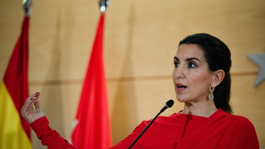 La portavoz de VOX en la Asamblea de Madrid, Rocío Monasterio.