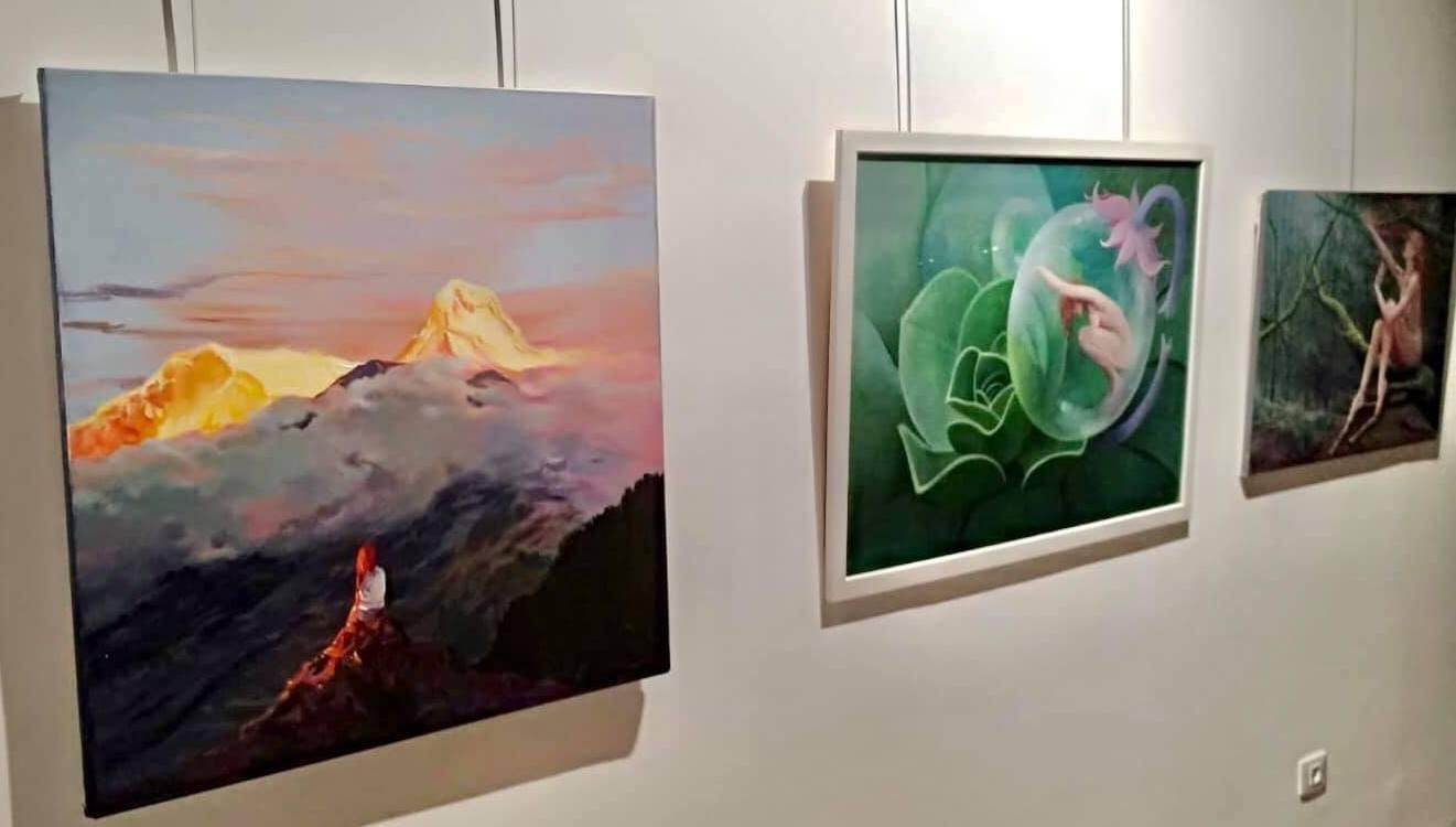 La naturaleza está presente en la obra de Luis Morera.