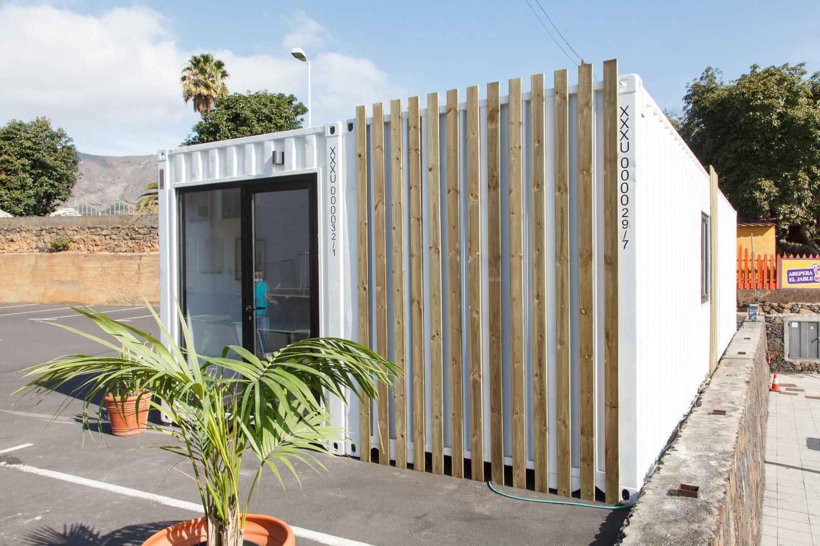 Exterior de las viviendas 'tipo contenedor'.