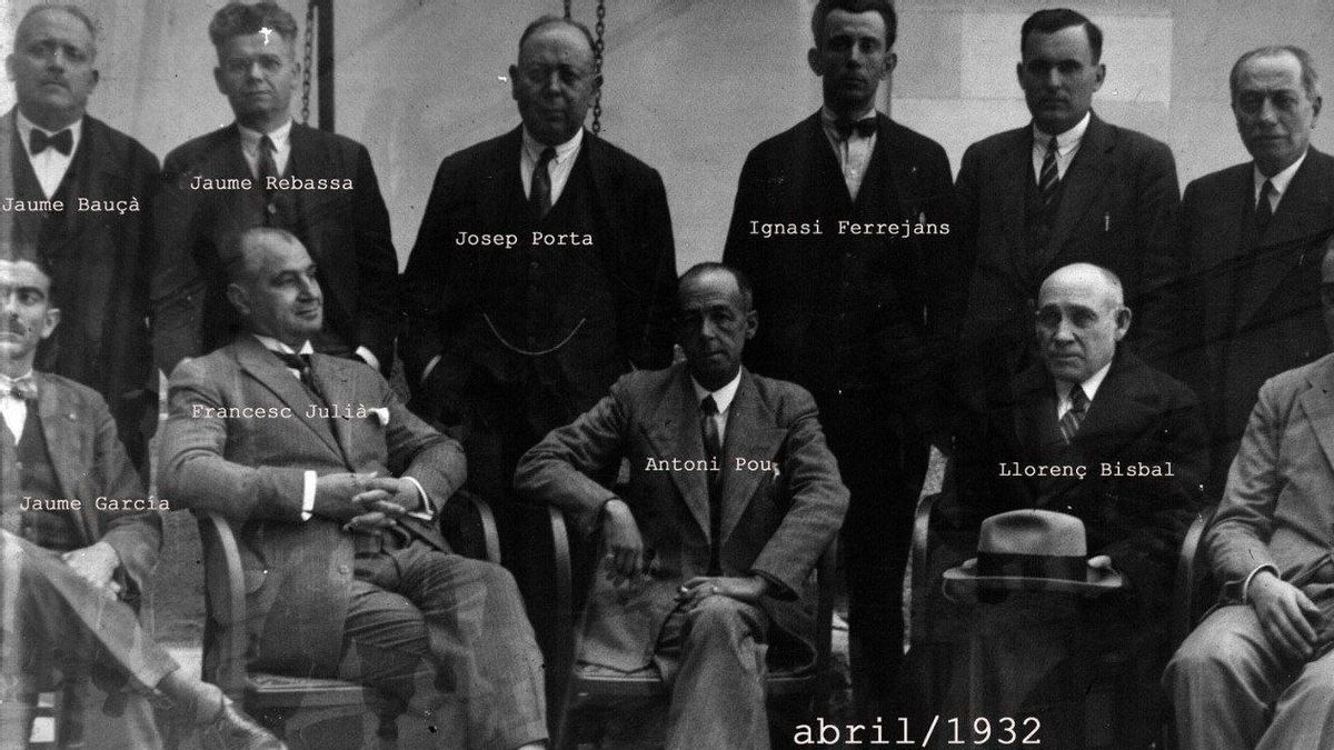 Jaume Bauzà, situado a la izquierda de la imagen.