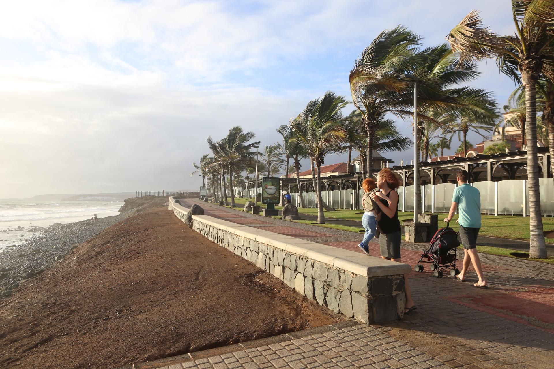 Temporal de viento y lluvia en el sur de Gran Canaria (A. RAMOS)