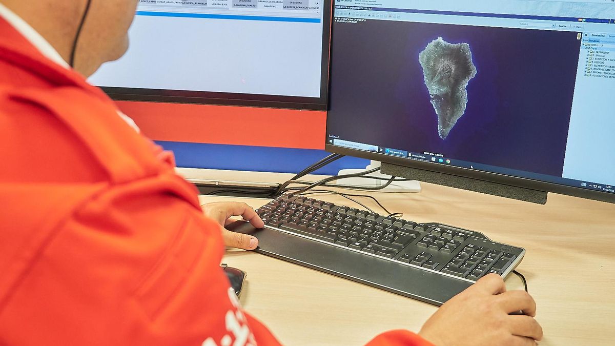 Herido tras precipitarse su vehículo por el mirador de Risco Alto de Breña Baja