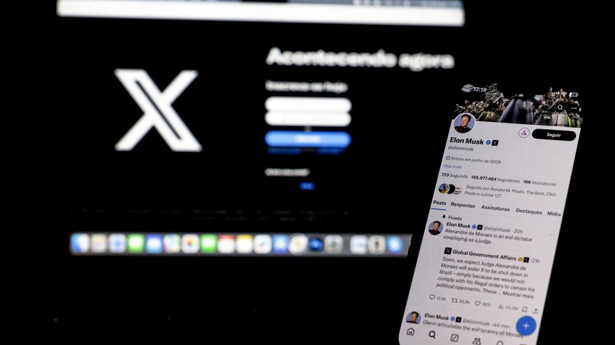 The social network X (Twitter) suffers a fall