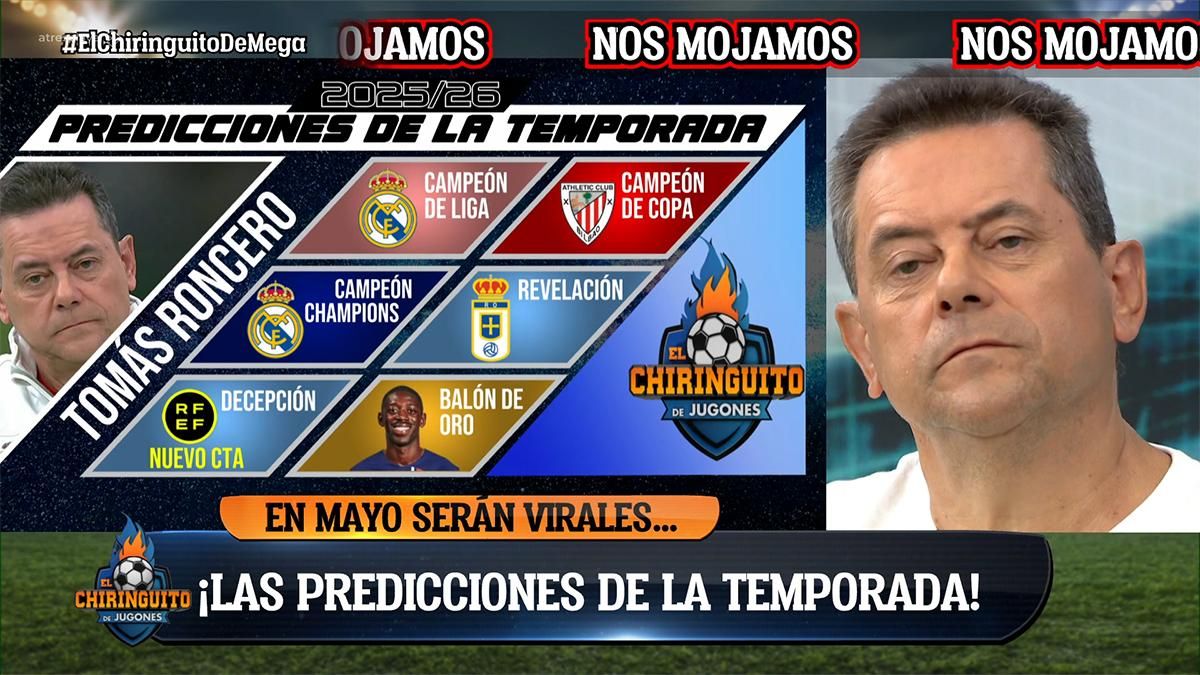 Las predicciones de Tomás Roncero en 'El Chiringuito'