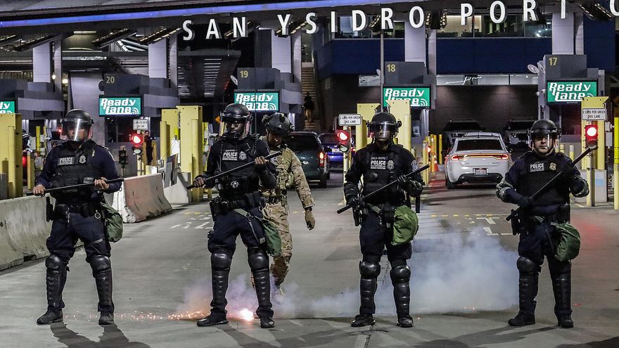 Agentes realizan simulacro en frontera México-EE.UU. previo a fin de Título 42