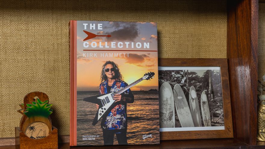 El guitarrista de Metallica Kirk Hammett lanza libro de fotos de su colección de guitarras