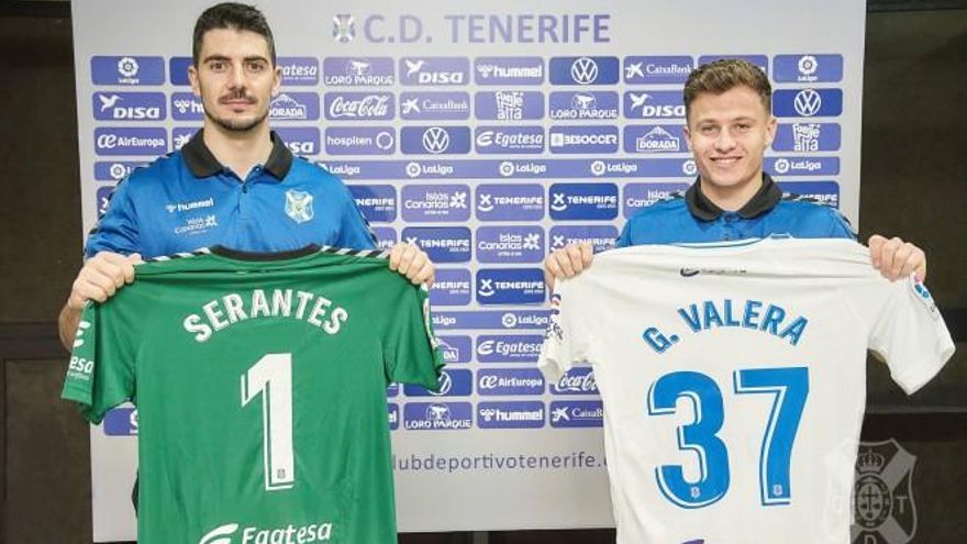 Serantes y Germán Valera, ilusionados de sumarse al proyecto del CD Tenerife