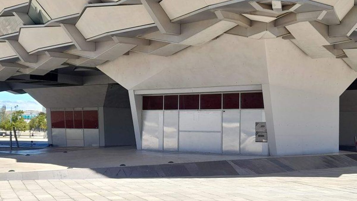 Entrada al Pabellón de Aragón