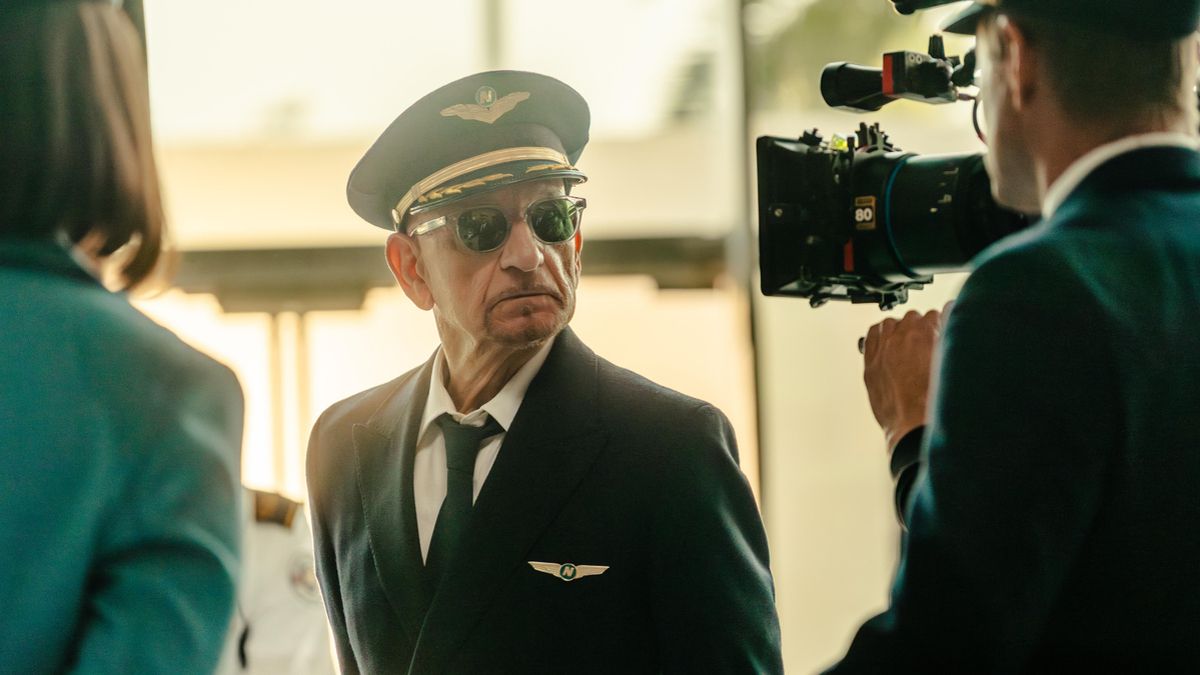 Ben Kingsley durante el rodaje de 'En mar abierto'