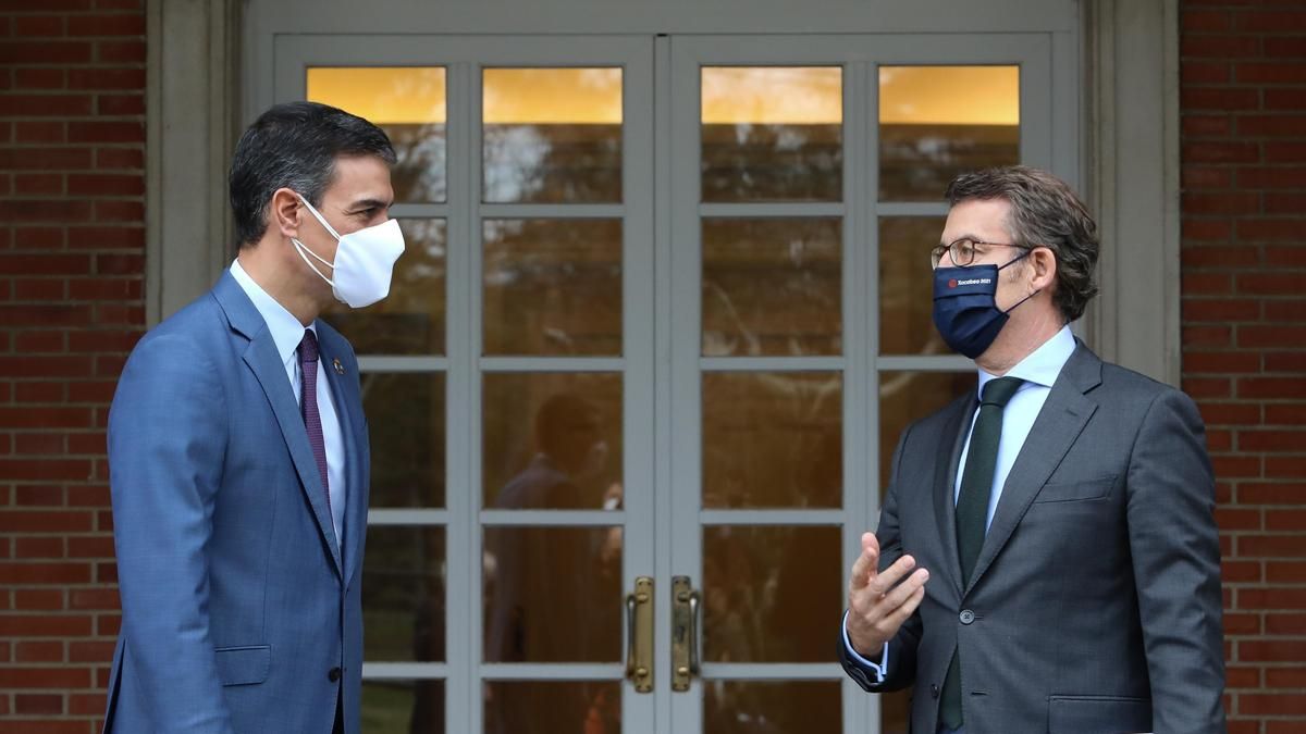 Sánchez y Feijóo en una imagen de archivo.