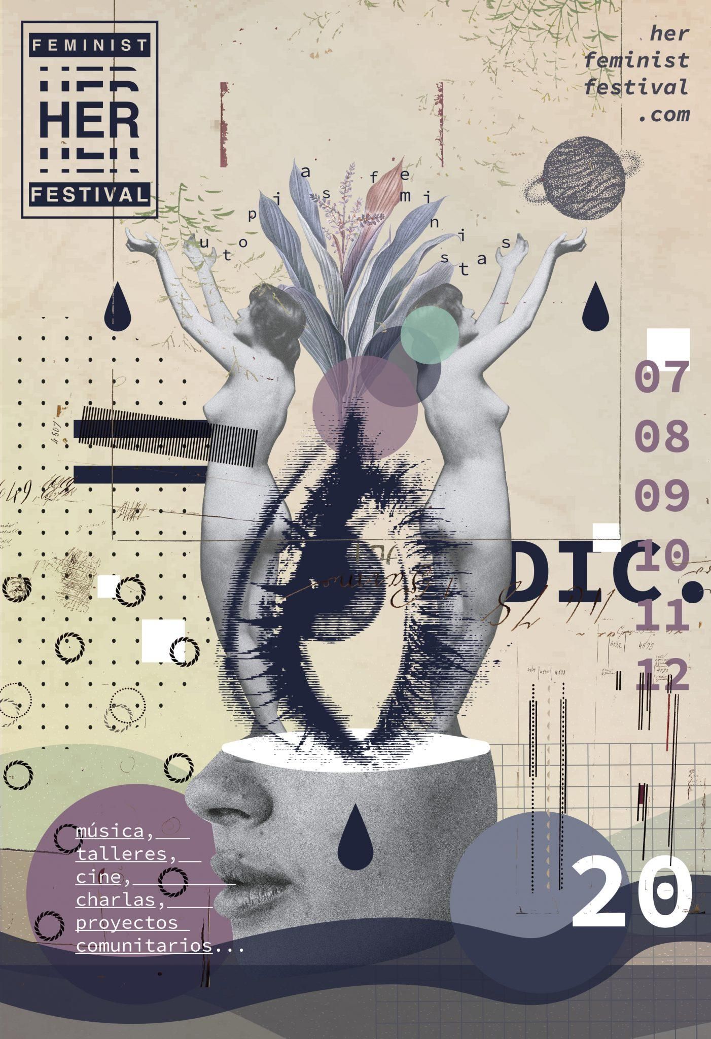 Cartel de Her Feminist Festival 2020