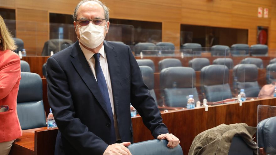 El portavoz del PSOE en la Asamblea de Madrid, Ángel Gabilondo.