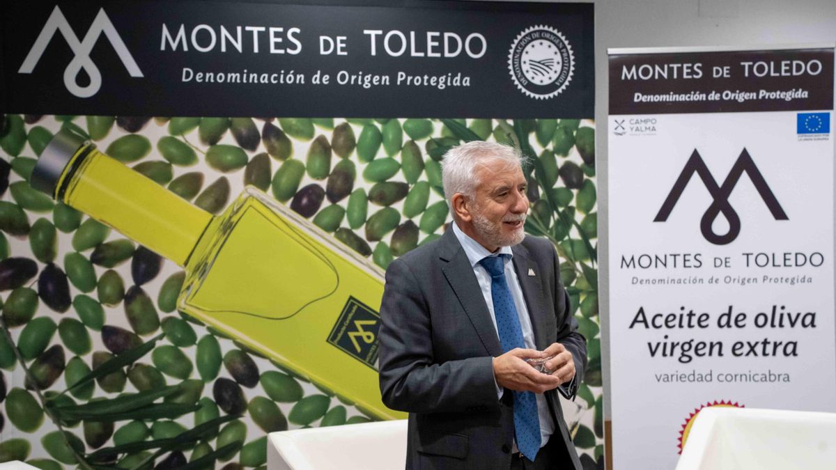 García Tenorio dirigiendo la cata. DOP MONTES DE TOLEDO