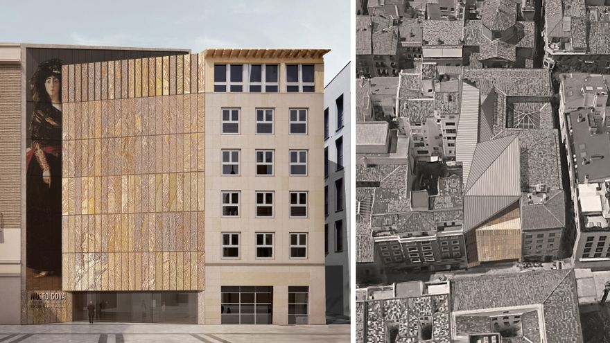 El Museo Goya de Zaragoza abrirá en 2026 con un espacio renovado y una gran fachada que dará a la plaza del Pilar