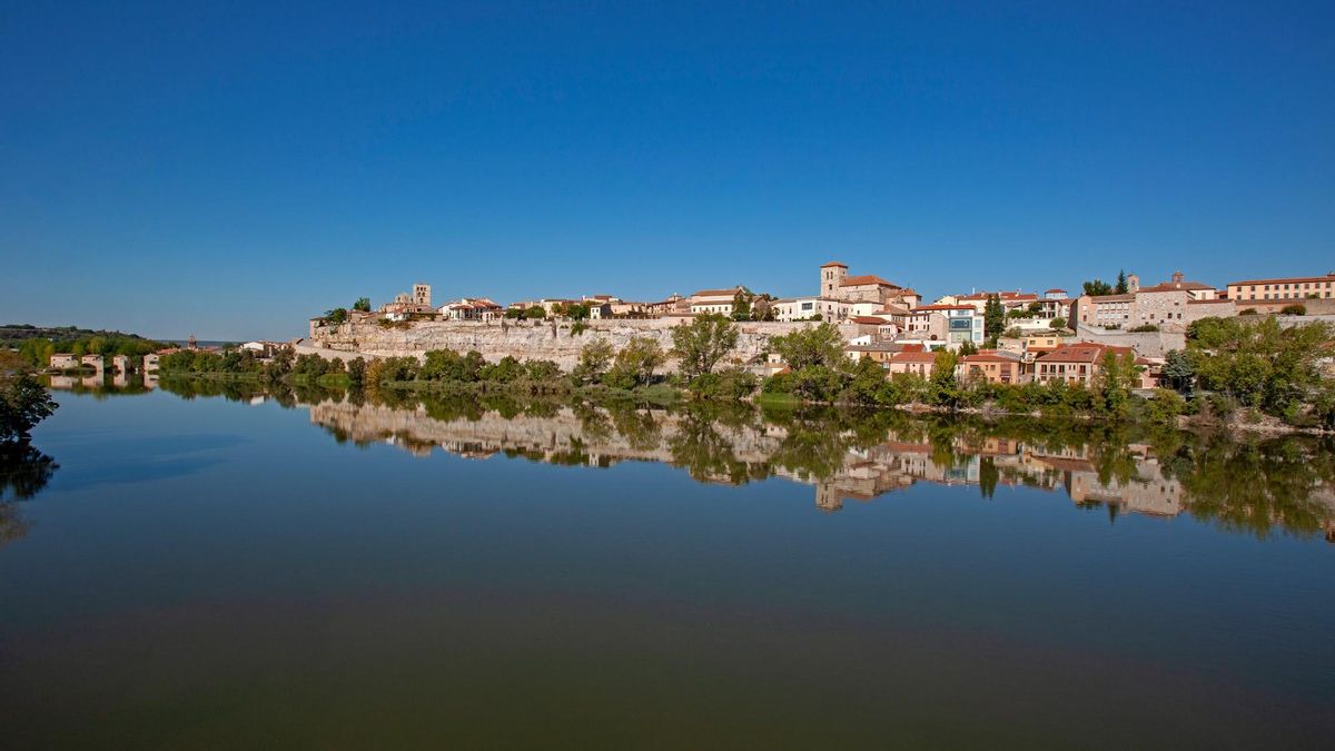 Vista de Zamora, Castilla y León.