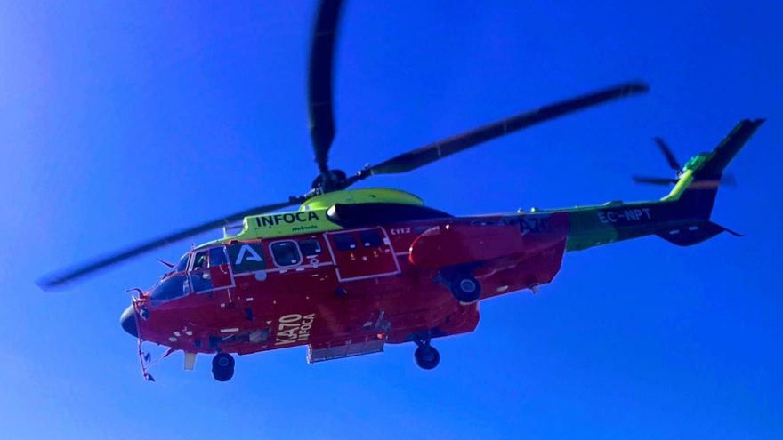 Los helicópteros que la Comunitat Valenciana pidió a Andalucía vuelven dos días después al no asignarles trabajo