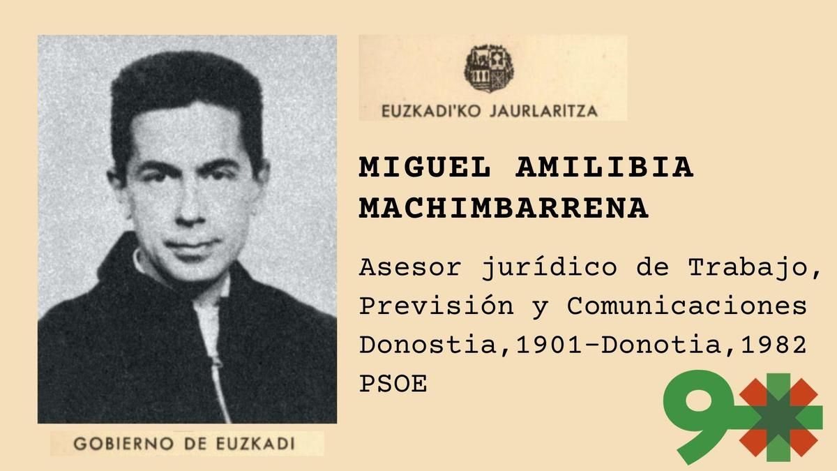 Miguel Amilibia Machimbarrena, el socialista crítico con la "extrema docilidad" ante el PNV que acabó expulsado del partido
