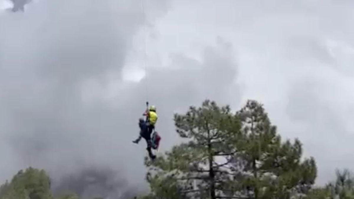 Evacuada en el helicóptero del GES una senderista herida en el Benejado